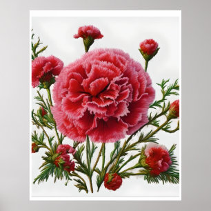 Empowerment Through Carnation Energy Poster