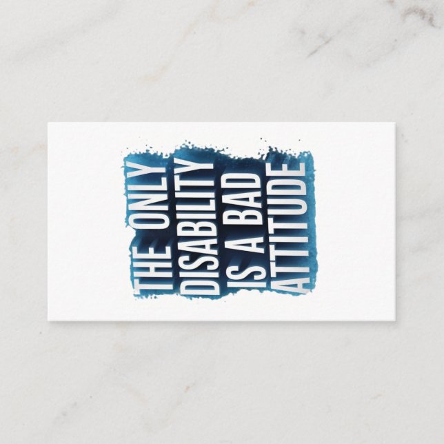 Empowerment Through Positivity / Empoderamento Atr Advice Card (Front)