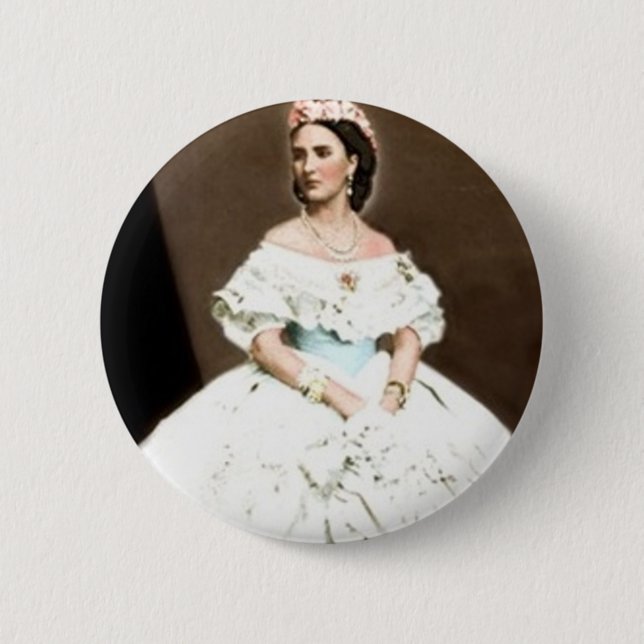 Empress Carlota 6 Cm Round Badge (Front)
