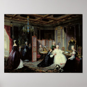 Empress Catherine the Great receiving a Poster