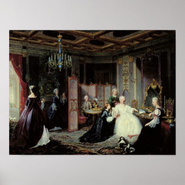 Empress Catherine the Great  receiving a Poster (Front)