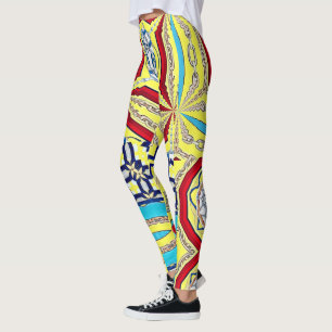 EMPRESS DESIGNER COLLAGE LEGGINGS
