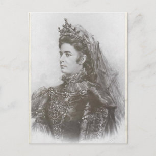 Empress Elisabeth Austria - Sissi 1899 im memoriam Postcard