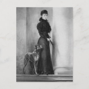 Empress Elisabeth Austria - Sissi, Sisi with dog Postcard