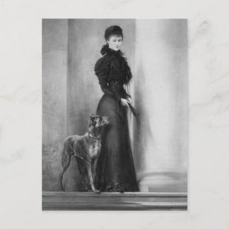 Empress Elisabeth Austria - Sissi, Sisi with dog Postcard