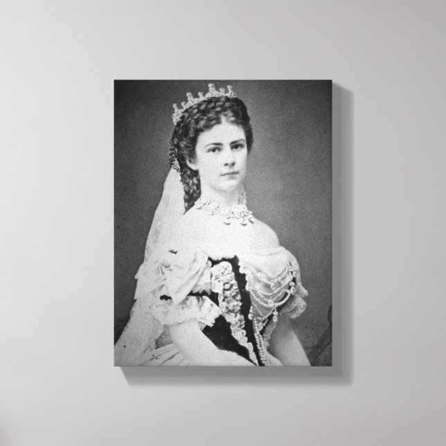 Empress Elisabeth of Austria Hungary Canvas Print (Front)