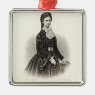 Empress Elisabeth of Austria Metal Tree Decoration