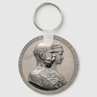 Empress Elisabeth of Austria Sissi & Emperor Coin Key Ring