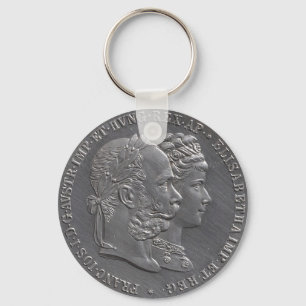 Empress Elisabeth of Austria Sissi Sisi Coin 1879 Key Ring