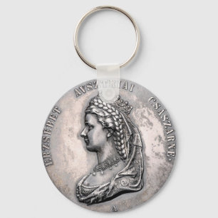 Empress Elisabeth of Austria Sissi Sisi Coin Key Ring