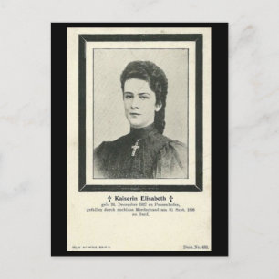 Empress Elisabeth - Sissi - ASSASSINATION #034H Postcard