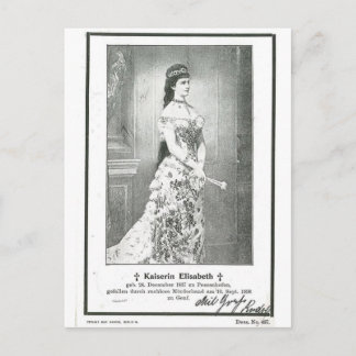Empress Elisabeth - Sissi assassination card #023H