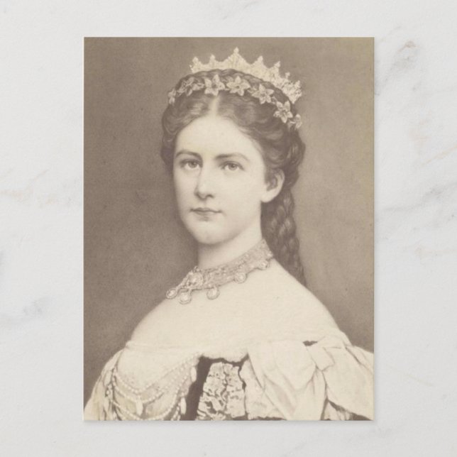 Empress Elisabeth - Sissi - Sisi of Austria 1867 Postcard (Front)