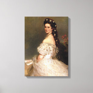 Empress Elisabeth von Österreich - Sisi Canvas Print