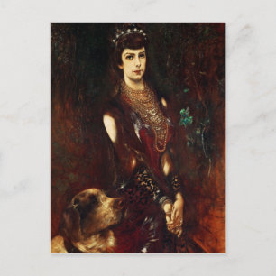 Empress Elizabeth of Austria, 1883 Postcard