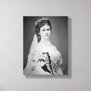 Empress Elizabeth OF Austria Hungary Canvas Print
