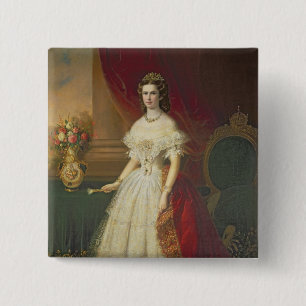 Empress Elizabeth of Bavaria , 1863 15 Cm Square Badge