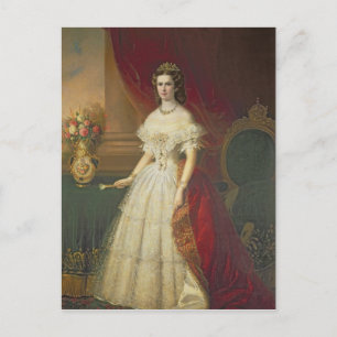 Empress Elizabeth of Bavaria , 1863 Postcard