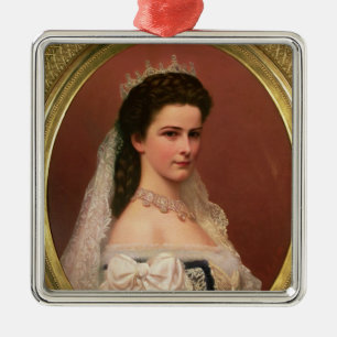 Empress Elizabeth of Bavaria  in Hungarian Metal Tree Decoration