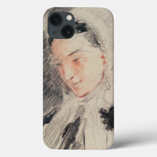 Empress Eugénie (black & red chalk) iPhone 13 Case