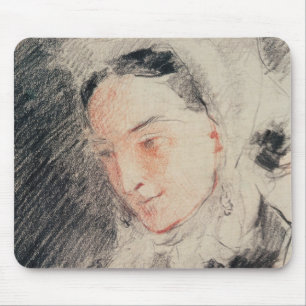 Empress Eugénie (black & red chalk) Mouse Mat