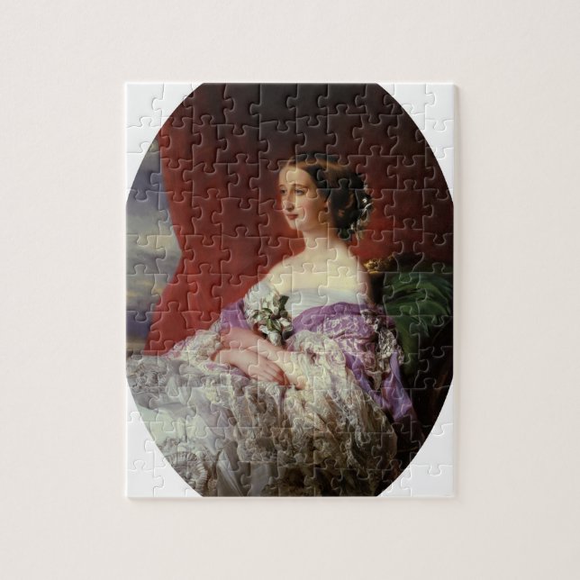 Empress Eugenie  by Franz Xaver Winterhalter Jigsaw Puzzle (Vertical)