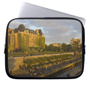 Empress Hotel and Inner Harbour waterfront, Laptop Sleeve
