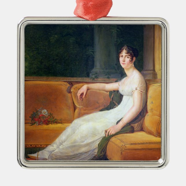 Empress Josephine  at Malmaison, c.1801 Metal Tree Decoration (Front)