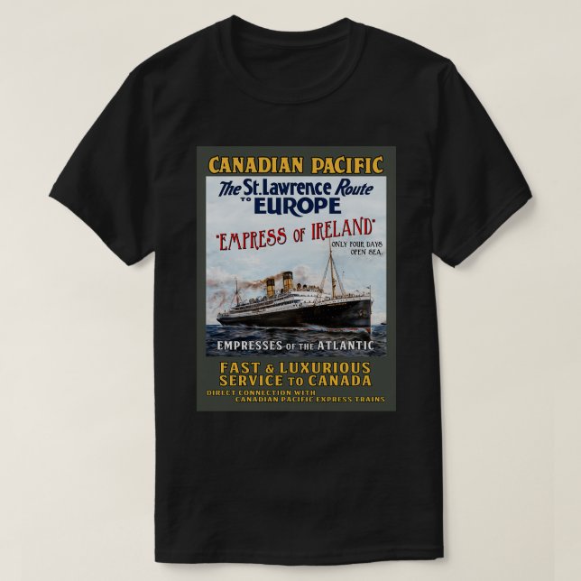 Empress of Ireland T-Shirt (Design Front)