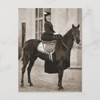 Empress Sissi riding horse sidesaddle #024SS Postcard