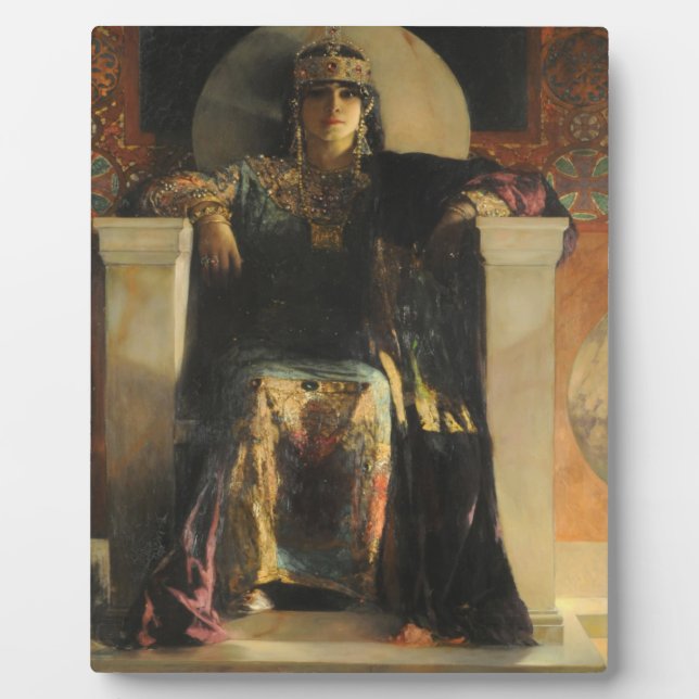 Empress Theodora - Benjamin Constant - 1886 Plaque (Front)