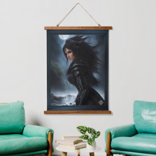 Empress Vampire Hunter AI Concept Art by Xzendor7 Hanging Tapestry