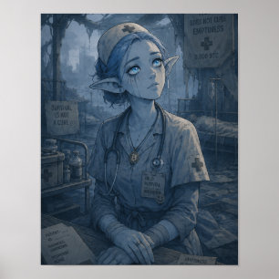 Emptiness / Nurse / Field Hospital Poster