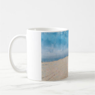 Empty beach in Virginia. Coffee Mug