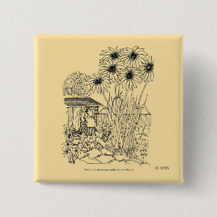 Empty Bird Feeder 2 15 Cm Square Badge