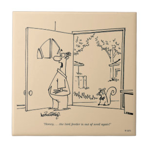 Empty Bird Feeder 2 Tile