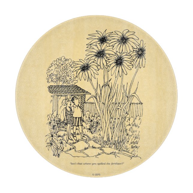 Empty Bird Feeder Cutting Board (Front)