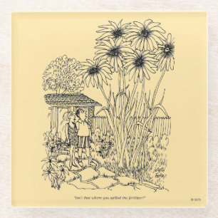 Empty Bird Feeder Glass Coaster