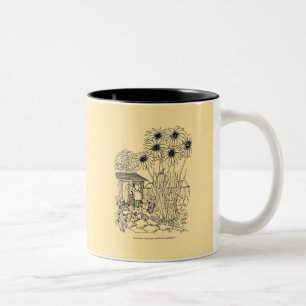 Empty Bird Feeder Two-Tone Coffee Mug