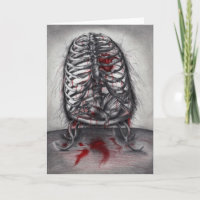 Empty Cage Anatomy Gothic Horror Rib Cage Art