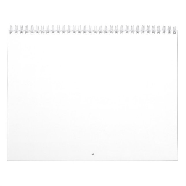 Empty Calendar 2020 White Template (Cover)