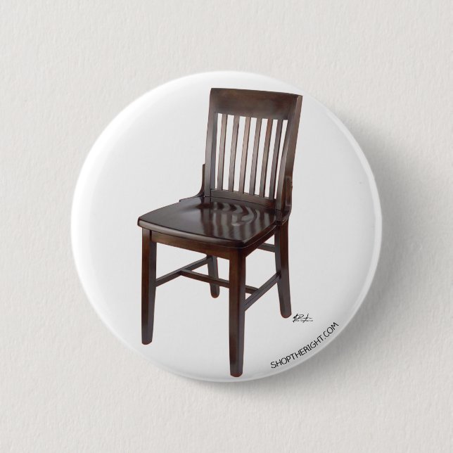 Empty Chair 6 Cm Round Badge (Front)