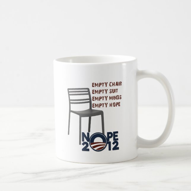 Empty Chair, Empty Obama Coffee Mug (Right)