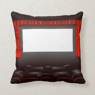 Empty Cinema Throw Cushions