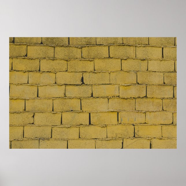 Empty concrete brick wall poster (Front)