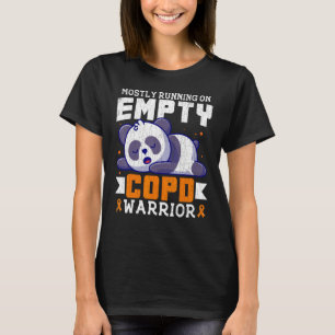 Empty COPD Warrior Awareness Support Month Orange  T-Shirt