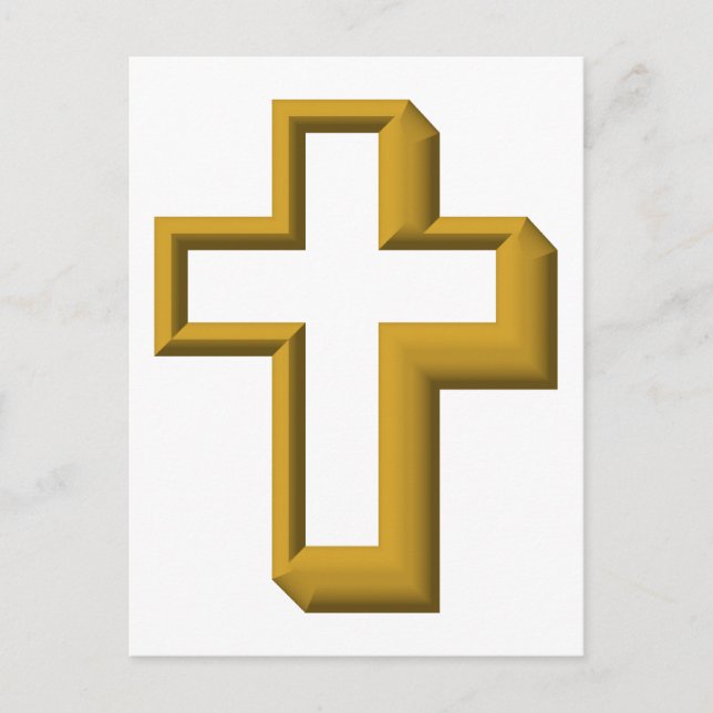 Empty cross postcard (Front)