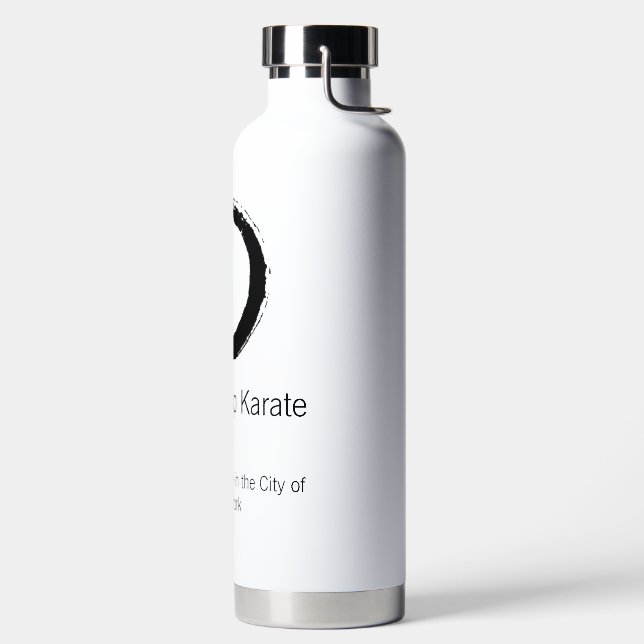 Empty Cup Karate Water Bottle (Left)