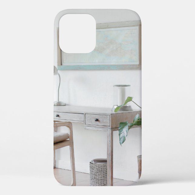 EMPTY DESK NEAR CURTAIN Case-Mate iPhone CASE (Back)