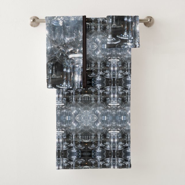 Empty Glasses Bath Towel Set (Insitu)
